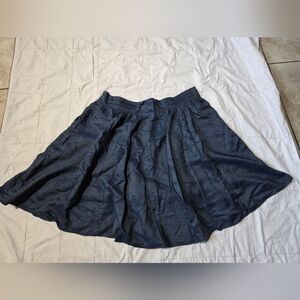 Torrid Navy Chambray Skirt